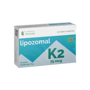 Ліпосомаль К2 75 мкг, 30 капсул, Remedia Laboratories
