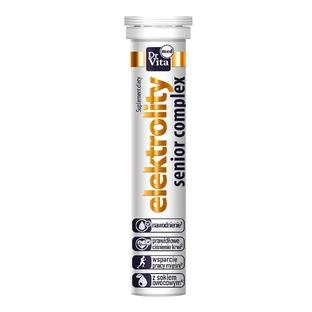 Dr Vita Electrolytes Senior Complex с соком, 20 шипучих таблеток