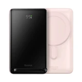 Внешний аккумулятор Baseus Magnetic Bracket с MagSafe 10000 мА·ч 20 Вт - розовый + кабель USB-C 60 Вт 0,5 м