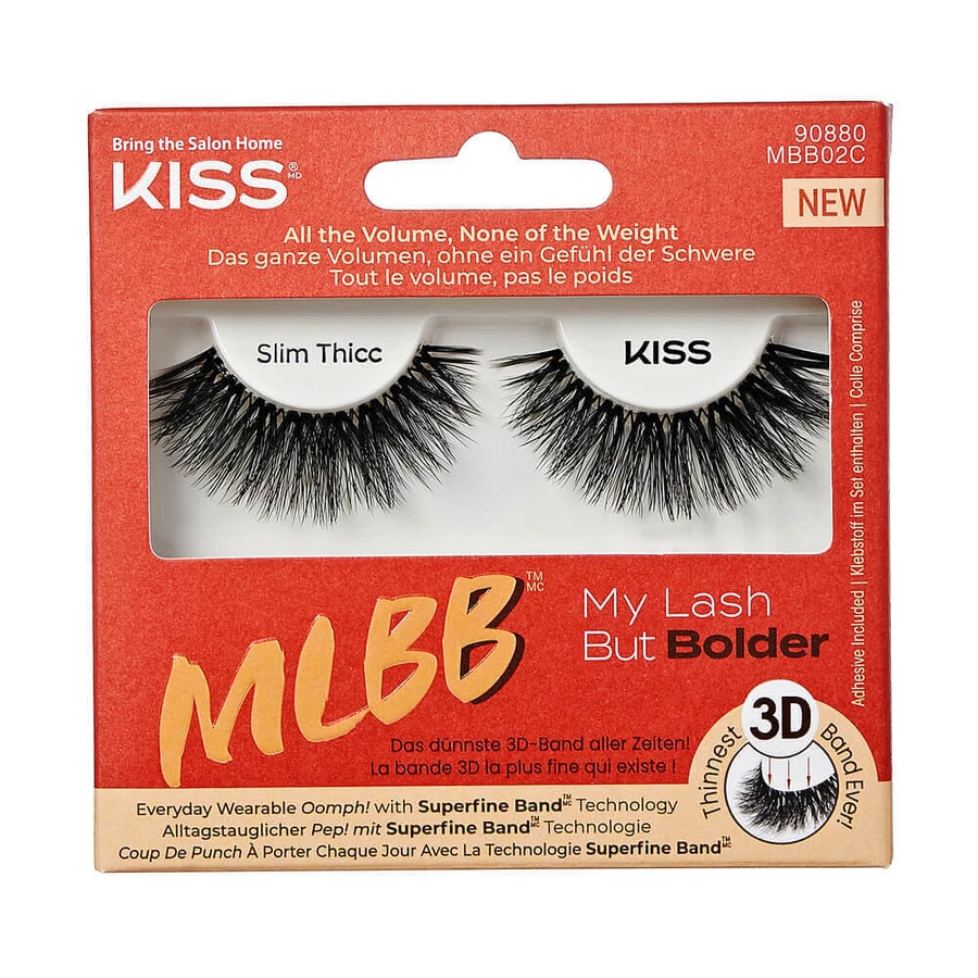 Gene false My Lash But Bolder, Slim Thicc, 1 пара, Kiss: цены и характеристики