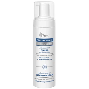 Пінка для очищення пор Ava Laboratorium Pore Solutions з японською трояндою і вітаміном B3, 150 мл
