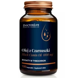 Масло черного тмина Doctor Life 1000 мг, 100 капсул