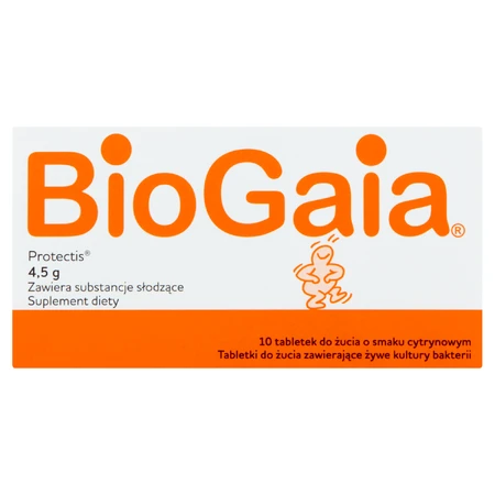 BioGaia Protectis, лимонний смак, 10 жувальних таблеток: ціни та характеристики