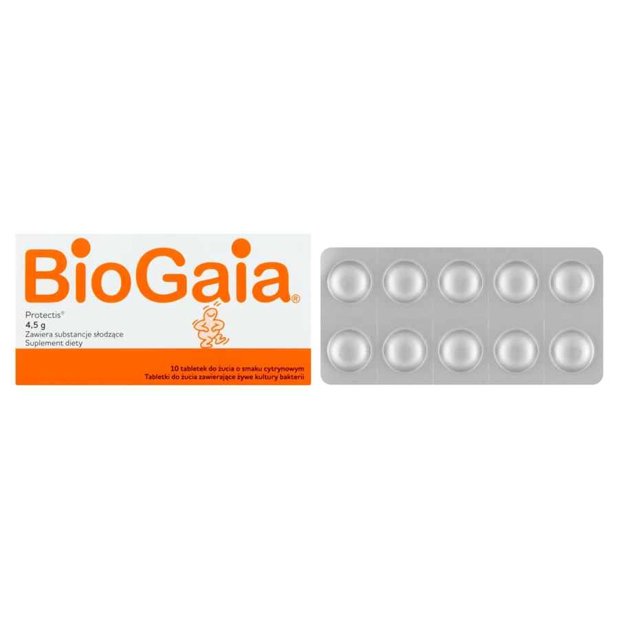 BioGaia Protectis, лимонний смак, 10 жувальних таблеток: ціни та характеристики