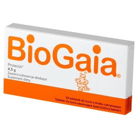 BioGaia Protectis, лимонний смак, 10 жувальних таблеток: ціни та характеристики