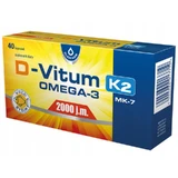 D-Vitum 2000 UI. К2 МК-7 Омега-3, 40 капсул