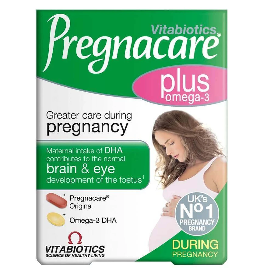 Vitabiotics Pregnacare Plus Omega-3 для беременных, 56 таблеток/капсул: цены и характеристики