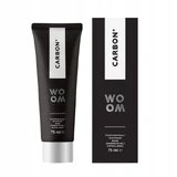 Відбілююча чорна зубна паста Woom Carbon+ з активованим вугіллям, 75 мл