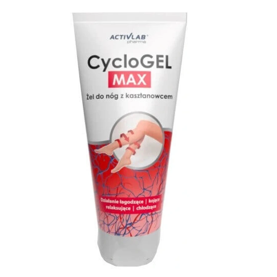 Гель для ног Cycolgel Max с конским каштаном, 200 мл: цены и характеристики