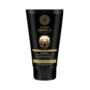 Natura Siberica Men Bear Hug Стимулюючий гель для вмивання обличчя для чоловіків, 150 мл