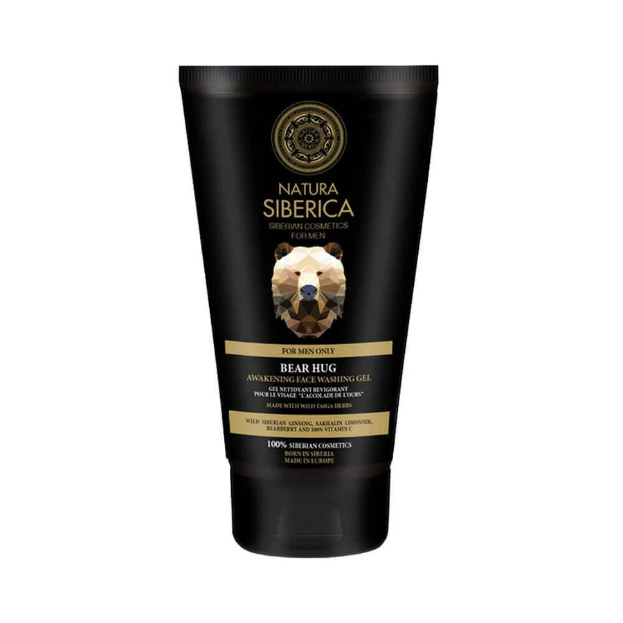 Natura Siberica Men Bear Hug Стимулюючий гель для вмивання обличчя для чоловіків, 150 мл: ціни та характеристики