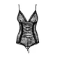 Боді Obsessive Slevika Teddy Alluring Black S/M