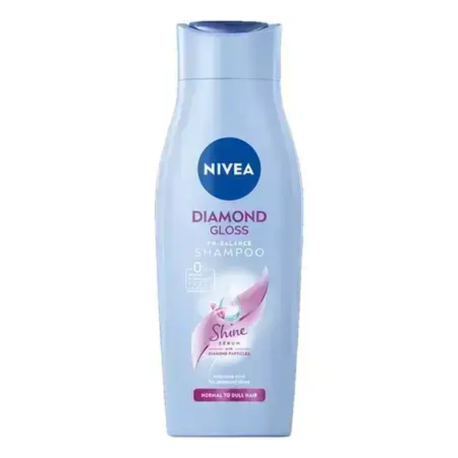 М'який шампунь для волосся Nivea Diamond Gloss, 400 мл: ціни та характеристики