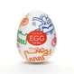 Одноразовий яйцеподібний мастурбатор Tenga Easy Beat Egg Keith Haring Street