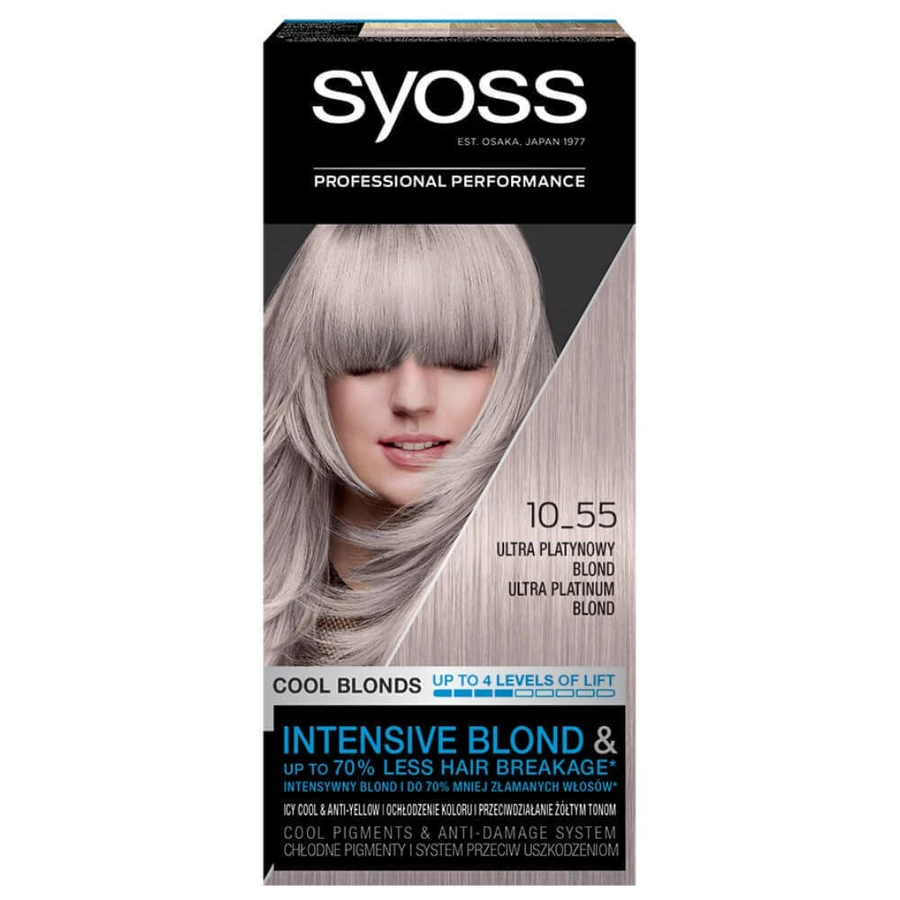 Осветлитель для волос Syoss Cool Blonds 10_55, ультраплатиновый блонд: цены и характеристики