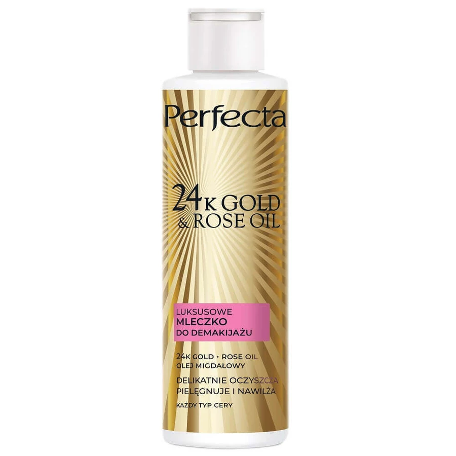 Роскошное молочко для снятия макияжа Perfecta 24K Gold &amp; Rose Oil, 200 мл: цены и характеристики