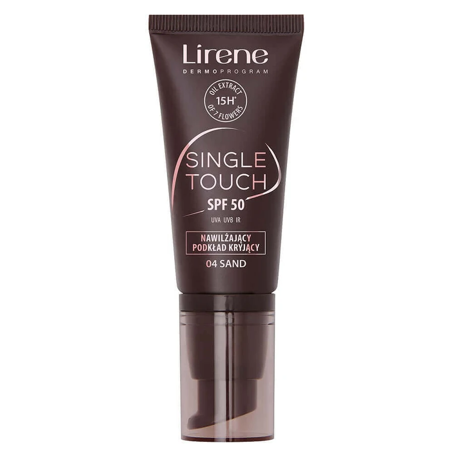Увлажняющая тональная основа Lirene Single Touch SPF50, оттенок 04 Sand, 30 мл: цены и характеристики