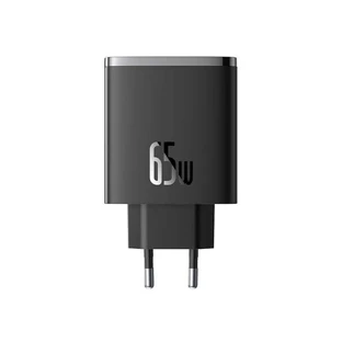 Зарядное устройство Baseus Cube Pro 65W GaN 2x USB-C USB-A - чёрное