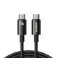 Кабель Baseus Tungsten Gold USB-C 3.2 / USB-C 3.2 100W 4K 60Hz 1.5m - чорний