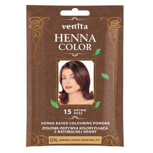 Venita Henna Color Herbal Color Conditioner with Natural Henna 15 Brown