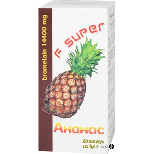 Ананас F Super капсули 0,4, №60