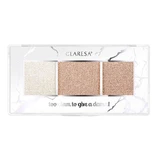 Палитра хайлайтеров Claresa Too Glam To Give A Damn, оттенок 11 Rosy Glow, 12,5 г