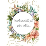 Карточка B6 ЦИТАТА РОЗА