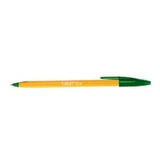 BIC, зелена кулькова ручка