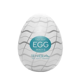 Одноразовый мастурбатор в форме яйца Tenga Easy Beat Egg Wavy II