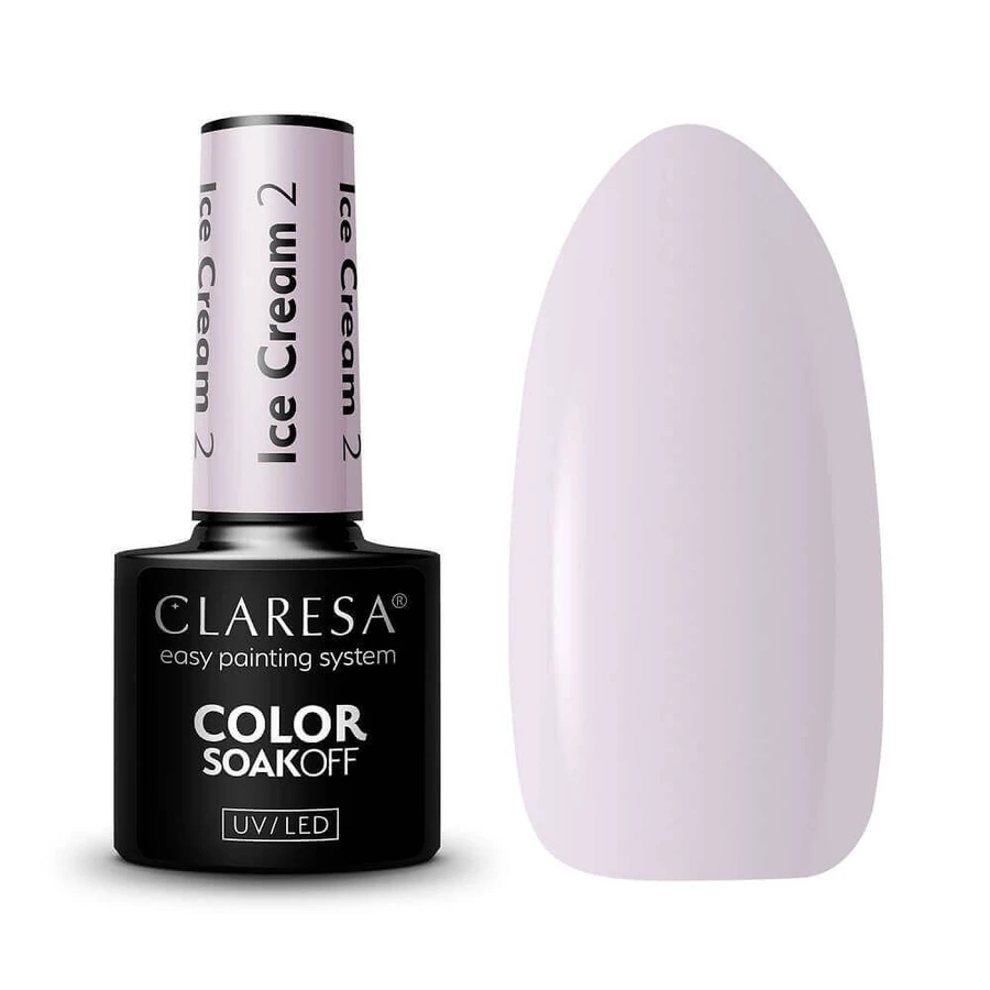 Гибридный лак для ногтей Claresa Soak Off UV/LED Ice Cream 2,5 г: цены и характеристики