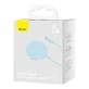 Магнитное зарядное устройство Baseus Simple Mini3 MagSafe Qi 15 Вт, синее