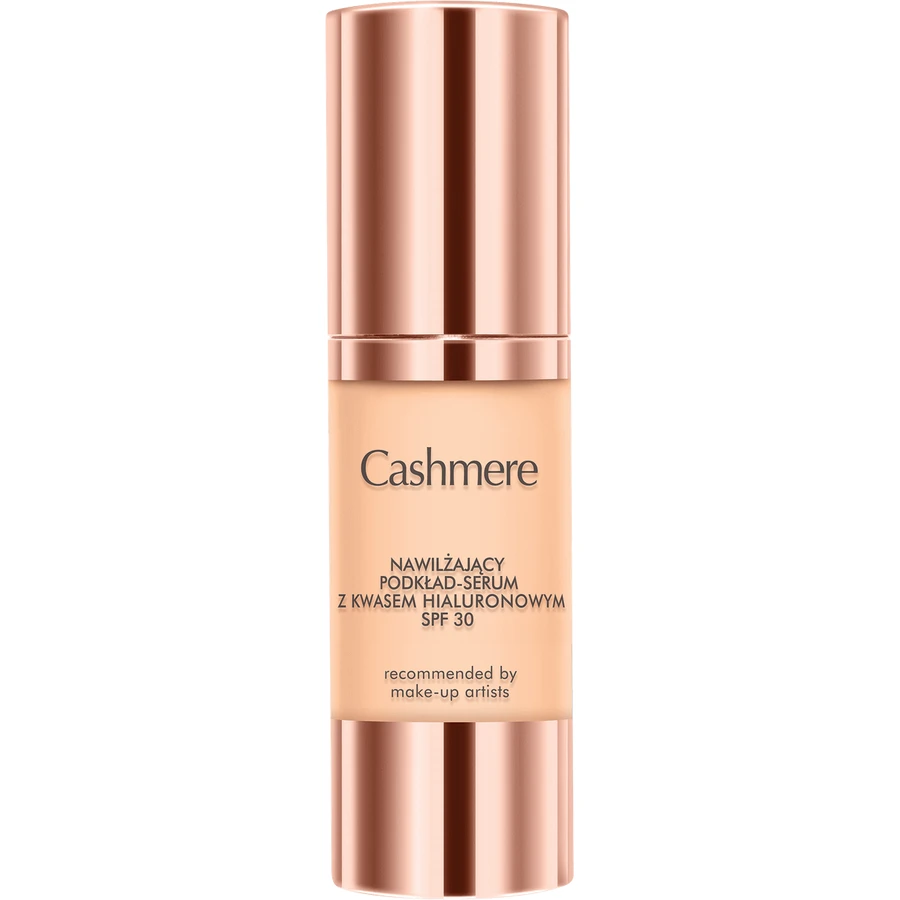 Увлажняющая тональная основа-сыворотка Cashmere с гиалуроновой кислотой SPF30 01 Натуральный бежевый, 30 мл: цены и характеристики