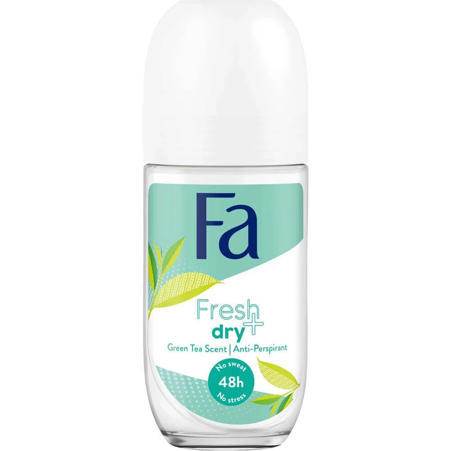 Roll-on Antiperspirant Fa Fresh & Dry 48h з ароматом зеленого чаю, 50 мл: ціни та характеристики