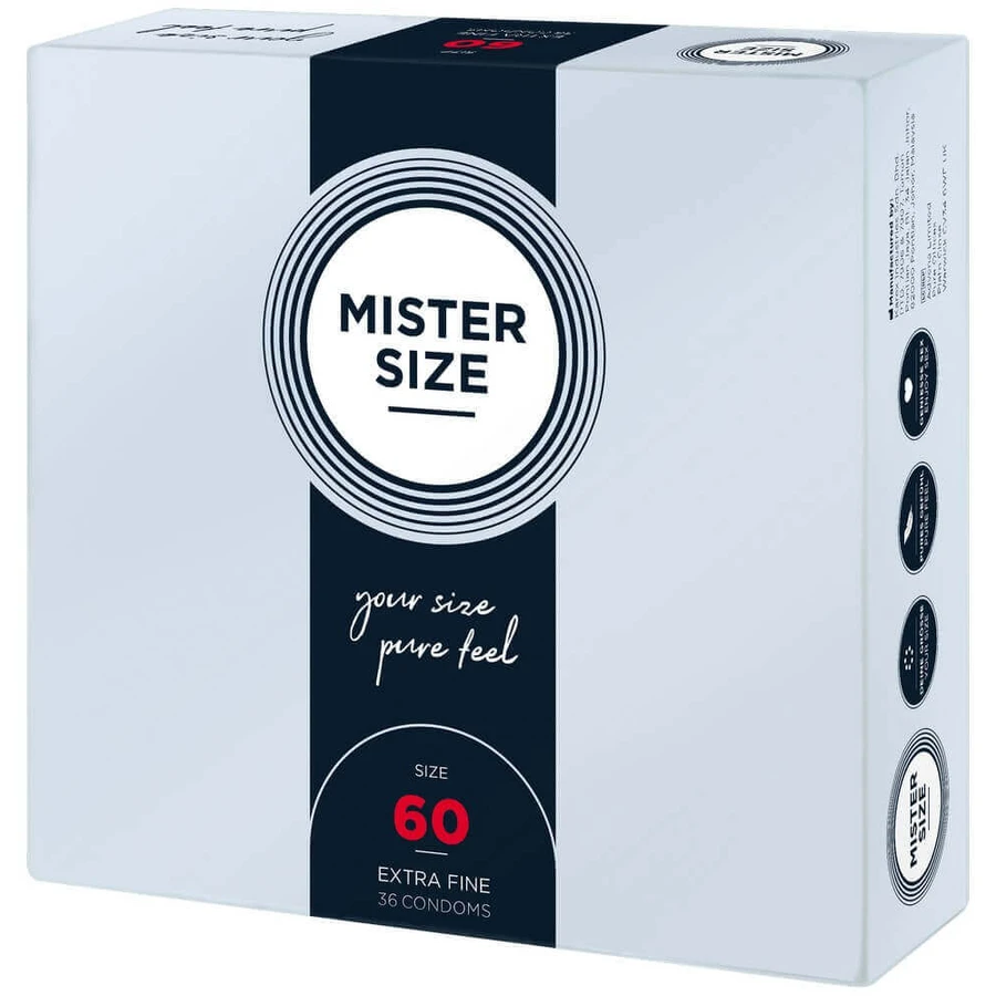 Mister Size, Презервативи 60 мм, 36 шт: ціни та характеристики