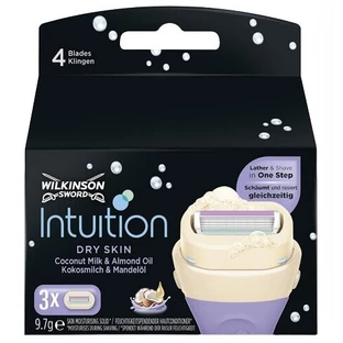 Wilkinson Sword Intuition Dry Skin, змінні леза для жінок, 3 шт.