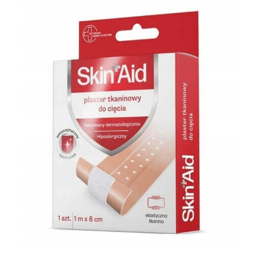 Тканинний патч Skin Aid для вирізання 1 м х 8 см, 1 шт: ціни та характеристики