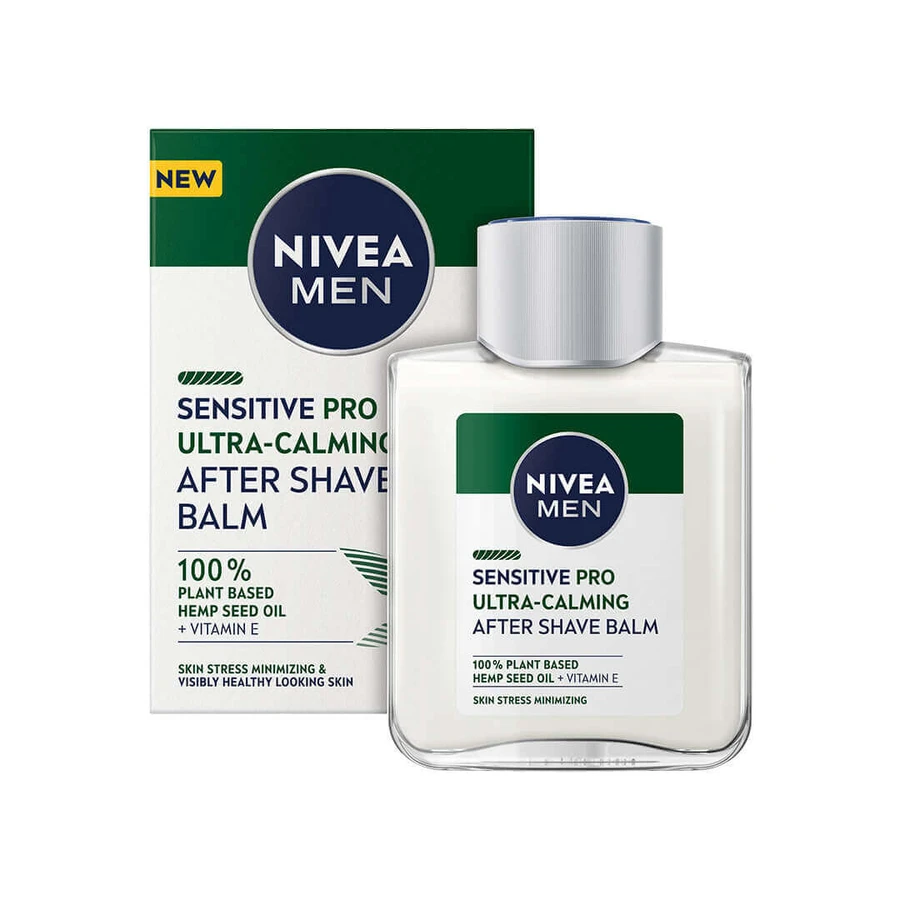 Nivea Men Sensitive Pro Ультра-успокаивающий бальзам после бритья с маслом семян конопли, 100 мл: цены и характеристики
