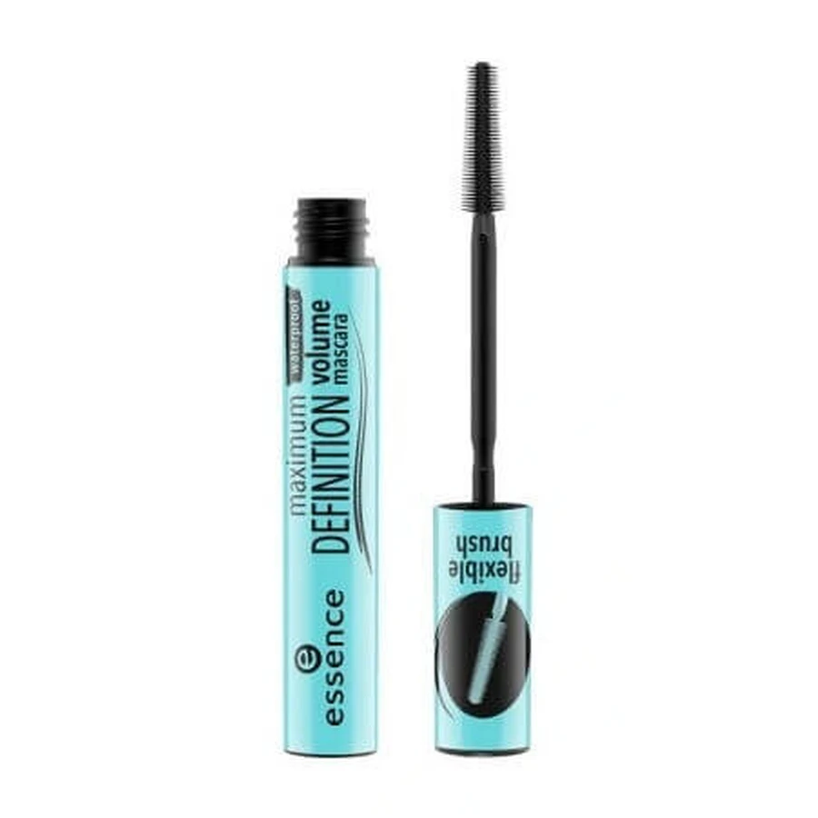 Водостійка туш Essence Maximum Definition Black, 8 мл: ціни та характеристики