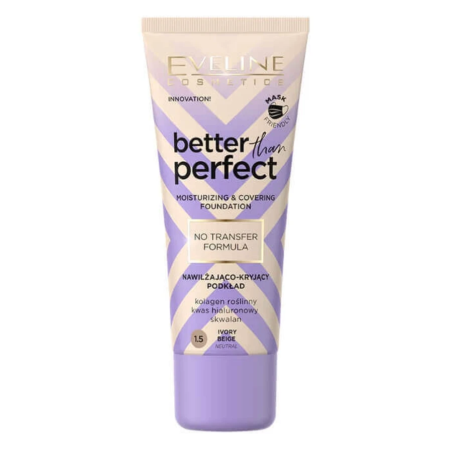 Eveline Cosmetics, Better Than Perfect, увлажняющий и маскирующий тональный крем № 1.5, 30 мл: цены и характеристики