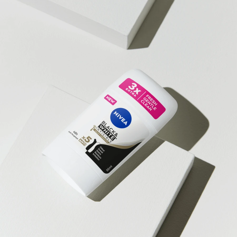 Nivea Black &amp; White Невидимый шелковистый антиперспирант-стик, 50 мл: цены и характеристики
