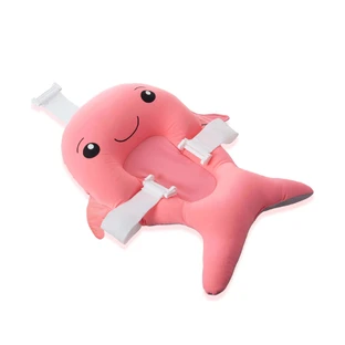 BabyJem Подставка для ванны, 35x50 см, розовый, кит, BabyJem