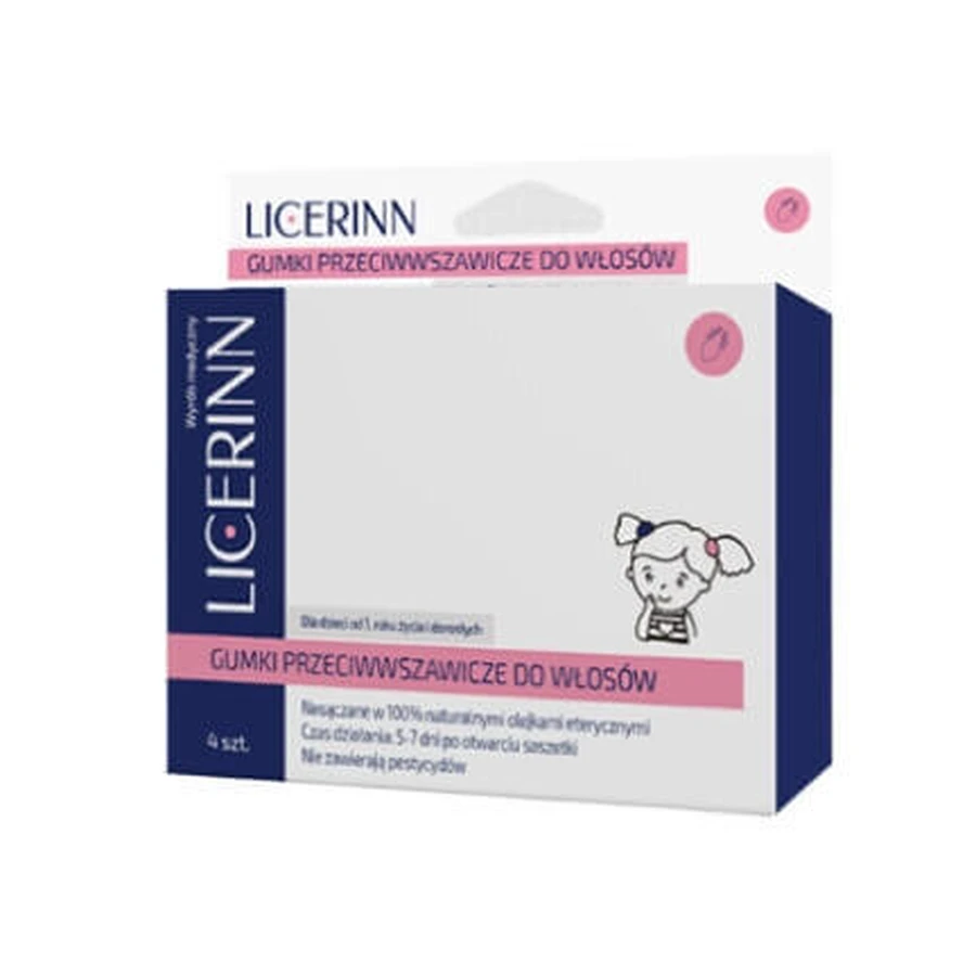 Резинки для волос Licerinn от вшей, 4 шт.: цены и характеристики