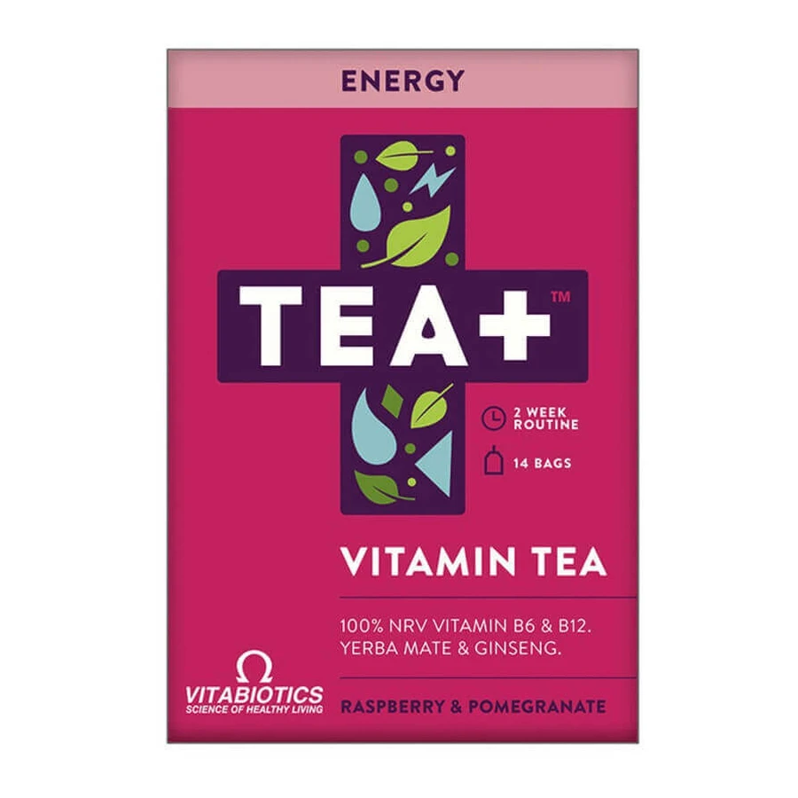 Vitabiotics Tea+ Energy, 14 пакетиків: ціни та характеристики