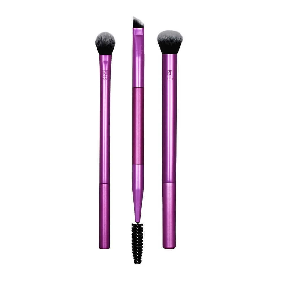 Набор кистей для макияжа глаз Real Techniques Eye Shade + Blend Brush Trio, 3 предмета: цены и характеристики