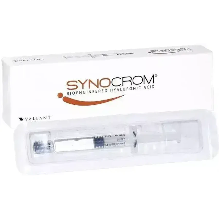 Synocrom Синокром гиалуронат натрия 1% 20 мг, 2 мл, шприц №1: цены и характеристики