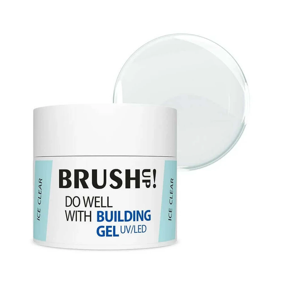 BrushUp! Гель для нарощування нігтів Do Well with Building Gel Ice Clear Nail Builder Gel, 12 г: ціни та характеристики
