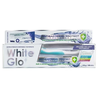 Отбеливающая зубная паста White Glo 150 г/100 мл + зубная щетка