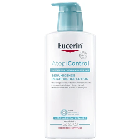 Eucerin AtopiControl, лосьйон для заспокоєння тіла, 400 мл: ціни та характеристики