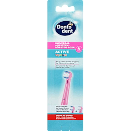 Dontodent Active Young Power Набор щеток Active Young Pink, 4 шт.: цены и характеристики
