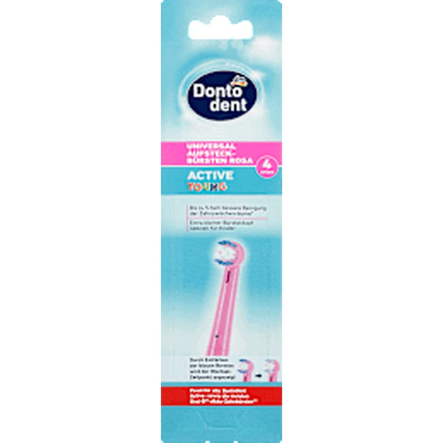 Dontodent Active Young Power Набор щеток Active Young Pink, 4 шт.: цены и характеристики